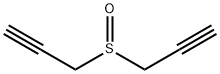 3-(プロプ-2-イン-1-イルスルフィニル)プロプ-1-イン 化学構造式