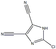 2-chloro-1H-imidazole-4,5-dicarbonitrile 结构式