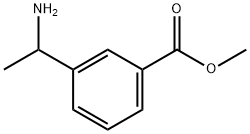 3-(1-Amino-ethyl)-benzoic acid methyl ester Struktur