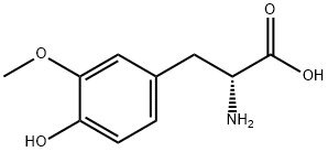 3-Methoxy-D-tyrosine 结构式