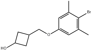 Cyclobutanol, 3-[(4-bromo-3,5-dimethylphenoxy)methyl]- Structure