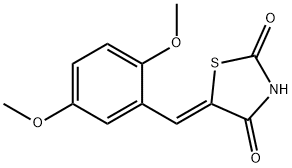 154617-50-2 (5Z)-5-(2,5-dimethoxybenzylidene)-1,3-thiazolidine-2,4-dione