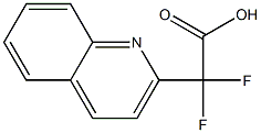 Difluoro-quinolin-2-yl-acetic acid Structure