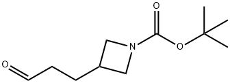 3-(3-氧代丙基)氮杂环丁烷-1-羧酸叔丁酯, 154748-55-7, 结构式