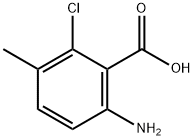 6-Amino-2-chloro-3-methyl-benzoic acid Struktur