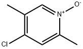 2,5-Dimethyl-4-chloropyridine n-oxide 化学構造式