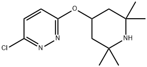 3-chloro-6-((2,2,6,6-tetramethylpiperidin-4-yl)oxy)pyridazine 化学構造式