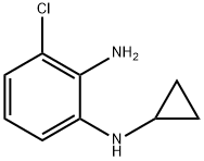 3-chloro-N1-cyclopropylbenzene-1,2-diamine Structure