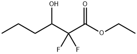 Ethyl2,2-difluoro-3-hydroxyhexanoate Struktur
