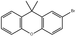 2-ブロモ-9,9-ジメチル-9H-キサンテン 化学構造式