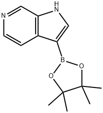 3-(4,4,5,5-tetramethyl-1,3,2-dioxaborolan-2-yl)-1H-pyrrolo[2,3-c]pyridine Structure