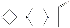 2-methyl-2-(4-oxetan-3-yl-piperazin-1-yl)-propionaldehyde|2-甲基-2-(4-氧杂环丁-3-基-哌嗪-1-基)丙醛