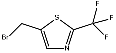 5-(Bromomethyl)-2-(trifluoromethyl)thiazole, 157984-62-8, 结构式