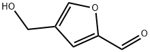 4-(HYDROXYMETHYL)-2-FURANCARBOXALDEHYDE, 158360-01-1, 结构式
