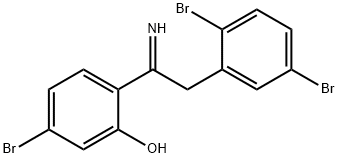 5-溴-2-(2-(2,5-二溴苯基)-1-亚氨基乙基)苯酚, 1585969-22-7, 结构式