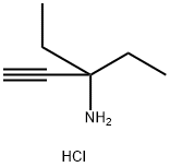 1,1-Diethyl-prop-2-ynylamine hydrochloride Structure