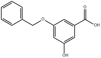 3-(Benzyloxy)-5-hydroxybenzoic acid Struktur