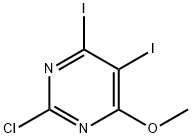 2-Chloro-4,5-diiodo-6-methoxypyrimidine 结构式