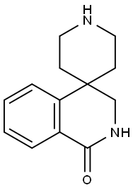 2,3-dihydro-1H-spiro[isoquinoline-4,4'-piperidin]-1-one Struktur