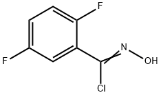 2,5-二氟-N-羟基亚氨代苯甲酰氯, 159693-02-4, 结构式