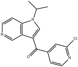 (2-Chloropyridin-4-Yl)(1-Isopropyl-1H-Pyrrolo[3,2-C]Pyridin-3-Yl)Methanone Struktur