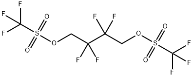2,2,3,3-Tetrafluorobutane-1,4-diyl bis(trifluoromethanesulfonate), 159760-17-5, 结构式