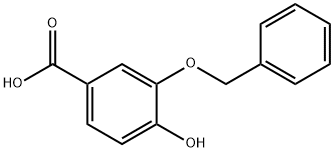 3-(Benzyloxy)-4-hydroxybenzoic acid, 159832-34-5, 结构式