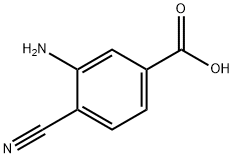 3-Amino-4-cyanobenzoic acid Structure