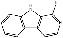 1-溴-9H-吡啶并[3,4-B]吲哚,159898-15-4,结构式