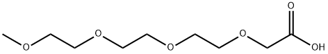 3,6,9,12-テトラオキサトリデカン酸 化学構造式