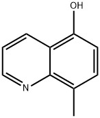 8-Methylquinolin-5-ol 化学構造式