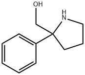 2-phenyl-2-Pyrrolidinemethanol Struktur