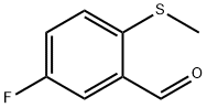 5-Fluoro-2-(methylthio)benzaldehyde Structure