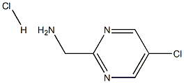 C-(5-Chloro-pyrimidin-2-yl)-methylamine hydrochloride Struktur