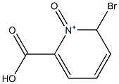 2-Bromo-6-Carboxy-1-Oxo-1,2-Dihydropyridin-1-Ium Struktur