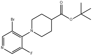 Tert-Butyl 1-(3-Bromo-5-Fluoropyridin-4-Yl)Piperidine-4-Carboxylate|1613193-36-4