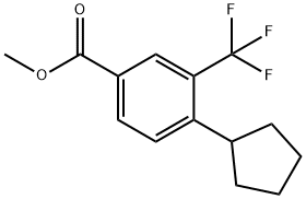 methyl 4-cyclopentyl-3-(trifluoromethyl)benzoate(WXG02028)|甲基 4-环戊基-3-(三氟甲基)苯酸盐