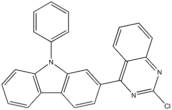 2-(2-chloro-4-quinazolinyl)-9-phenyl-9H-Carbazole Structure