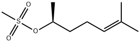 (S)-METHANESULFONIC ACID 1,5-DIMETHYLHEX-4-ENYL ESTER, 1620401-61-7, 结构式