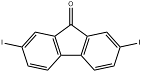2,7-DIIODO-FLUOREN-9-ONE Struktur