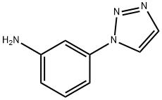 3-(1H-1,2,3-triazol-1-yl)benzenamine 化学構造式