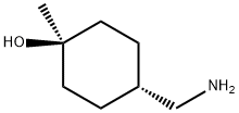 (1r,4r)-4-(aminomethyl)-1-methylcyclohexan-1-ol Struktur
