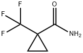 1-(トリフルオロメチル)シクロプロパン-1-カルボキサミド 化学構造式