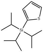 triisopropyl(thiophen-2-yl)silane 化学構造式