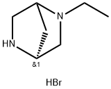 (4S)-2-ethyl-2,5-diazabicyclo[2.2.1]heptane dihydrobromide 结构式