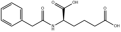 (R)-2-Phenylacetylamino-hexanedioic acid Struktur