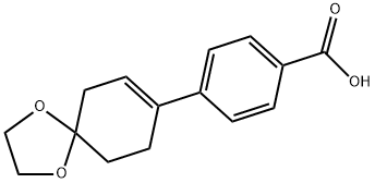 4-(1,4-dioxaspiro[4.5]dec-7-en-8-yl)Benzoic acid Structure