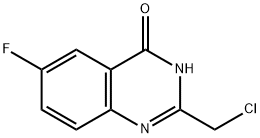 2-(chloromethyl)-6-fluoroquinazolin-4(3H)-one,163311-08-8,结构式