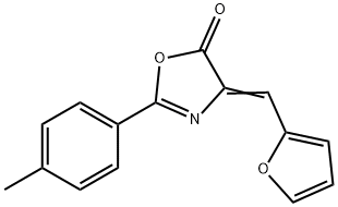 4-(2-furylmethylene)-2-(4-methylphenyl)-1,3-oxazol-5(4H)-one Structure