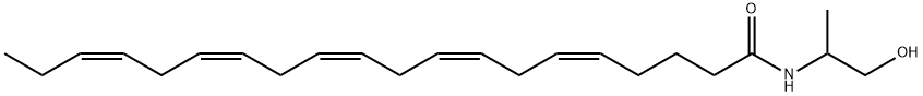 Eicosapentaenoyl 1-propanol-2-amide 结构式
